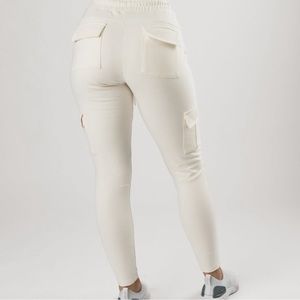 Alphalete Ivory Identity Cargo Pants